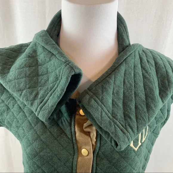 Marley Lilly monogram MLS quilted tunic sweatshirt NWT - Picture 7 of 16